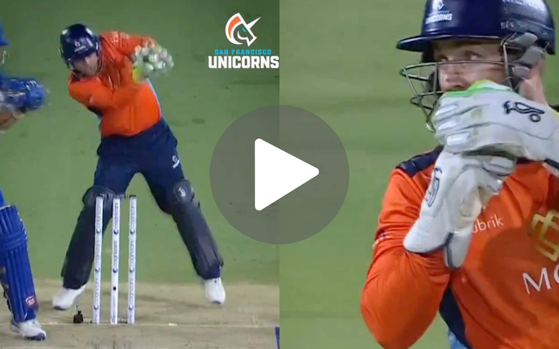 [Watch] Josh Inglis Turns MS Dhoni As His DRS Masterstroke Stuns MI Batter In MLC 2024